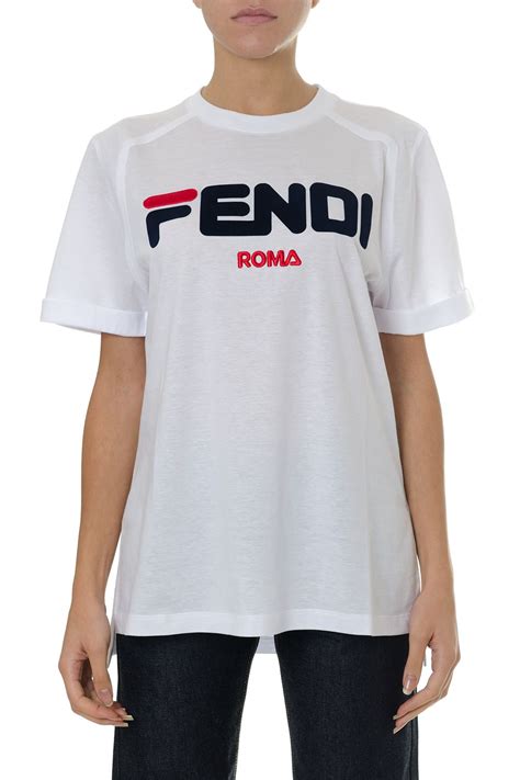 mens fendi t shirt sale|Fendi roma t shirt price.